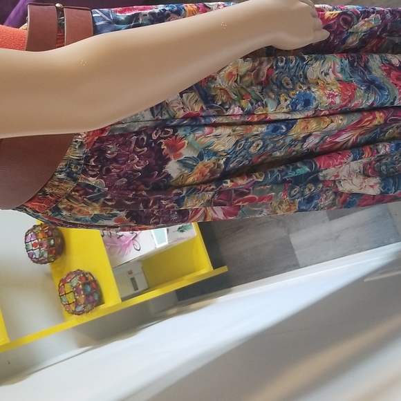 Mix Nouveau Floral print flair skirt - Picture 4 of 6